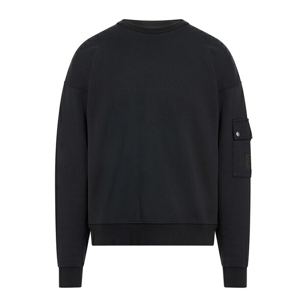 【送料無料】 ベルスタッフ メンズ パーカー・スウェットシャツ アウター Sweatshirts Black｜asty