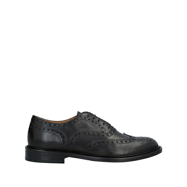 【貨物輸送無料】 ストール・マンテラッシ メンズ 御召しものシューズ シューズ Lace-up shoes Black