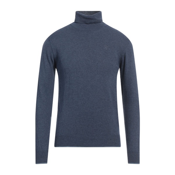 【貨物輸送無料】 ヴェルナ メンズ 編み物\u0026スウェーター アウター Turtlenecks Blue