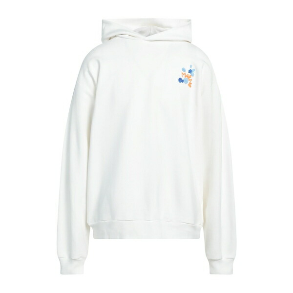 【貨物輸送無料】 マルニ メンズ パーカー・スウェットシャツ アウター Sweatshirts White パーカー-メンズファッション-トップス
