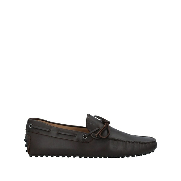 【貨物輸送無料】 トッズ メンズ スリッポン・ローファー シューズ Loafers Brown