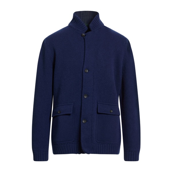 【貨物輸送無料】 ザノーネ メンズ ジレー アウター Cardigans Blue
