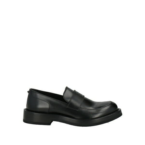 【貨物輸送無料】 ヴァレンティノ ガラヴァーニ メンズ スリッポン・ローファー シューズ Loafers Black