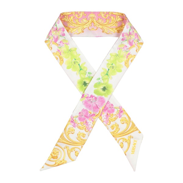【貨物輸送無料】 ヴェルサーチ レディース えり巻き・袈裟・えり巻き 付属品 Scarves Pink
