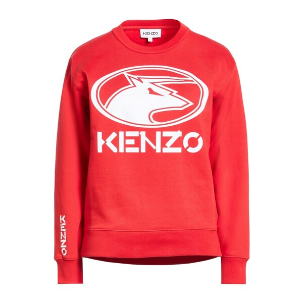 【貨物輸送無料】 ケンゾー レディース パーカー・スウェットシャツ アウター Sweatshirts Red