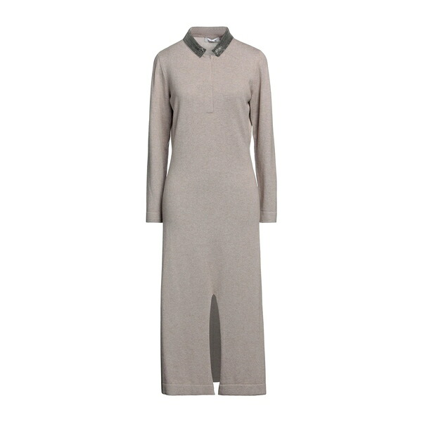 【送料無料】 ファビアナ フィリッピ レディース ワンピース トップス Maxi dresses Brown｜asty