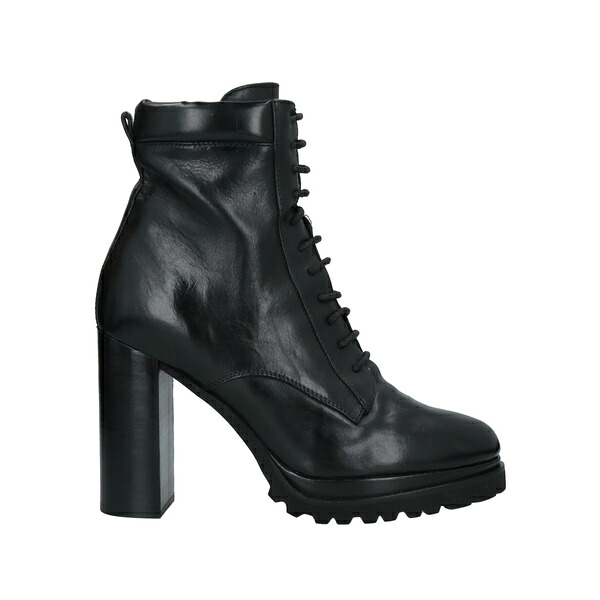 【貨物輸送無料】 エルヴィオ ザノン レディース ブーツ シューズ Ankle boots Black