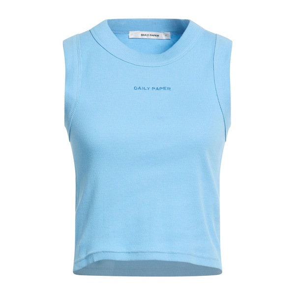 【送料無料】 デイリー・ペーパー レディース Tシャツ トップス Tops Azure|asty