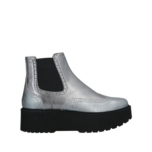 【貨物輸送無料】 ホー火器 レディース ブーツ シューズ Ankle boots Silver