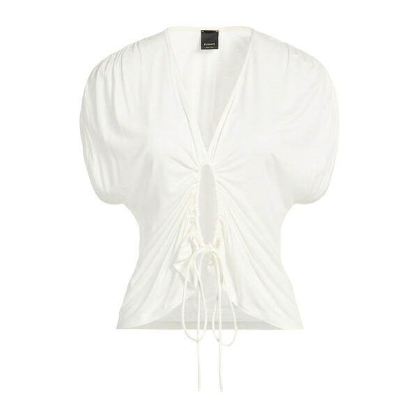 【貨物輸送無料】 ピンコ レディース プルオーバー トップス Tops White