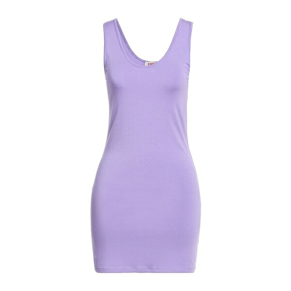 【送料無料】 コンタット レディース Tシャツ トップス Tank tops Purple|asty