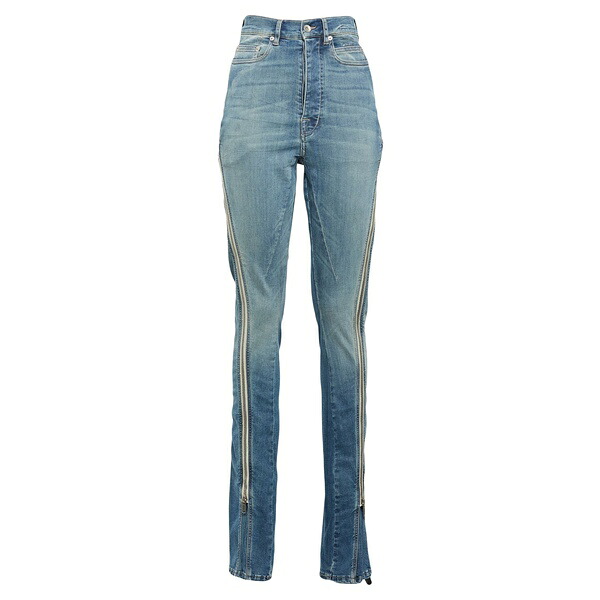 【送料無料】 リックオウエンス レディース デニムパンツ ボトムス Jeans Blue｜asty