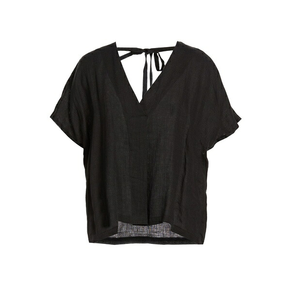 【送料無料】 カオス レディース Tシャツ トップス Tops Black｜asty 25,012円