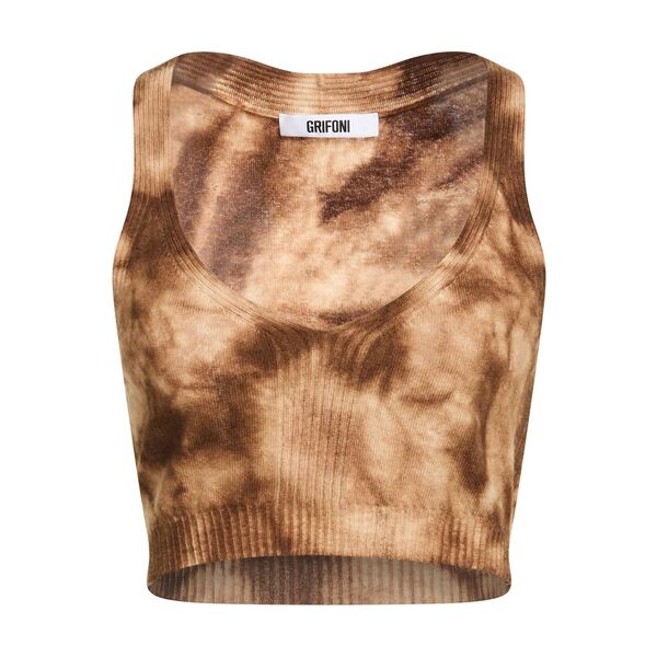 【送料無料】 グリフォーニ レディース Tシャツ トップス Tops Brown｜asty
