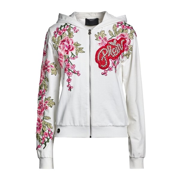 【貨物輸送無料】 フィリップ飾り気の無い レディース パーカー・スウェットシャツ アウター Sweatshirts White
