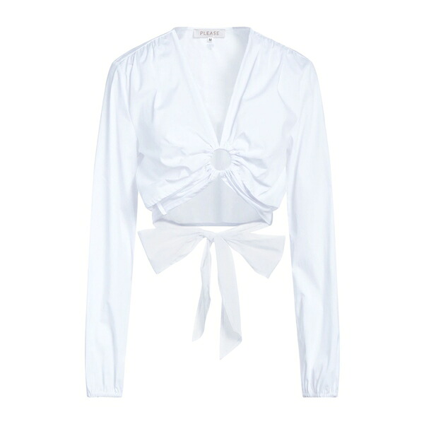 【貨物輸送無料】 プリーズ レディース プルオーバー トップス Tops White