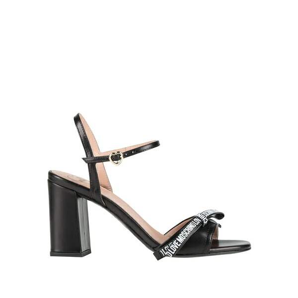 【送料無料】 モスキーノ レディース サンダル シューズ Sandals Black｜asty 52,080円