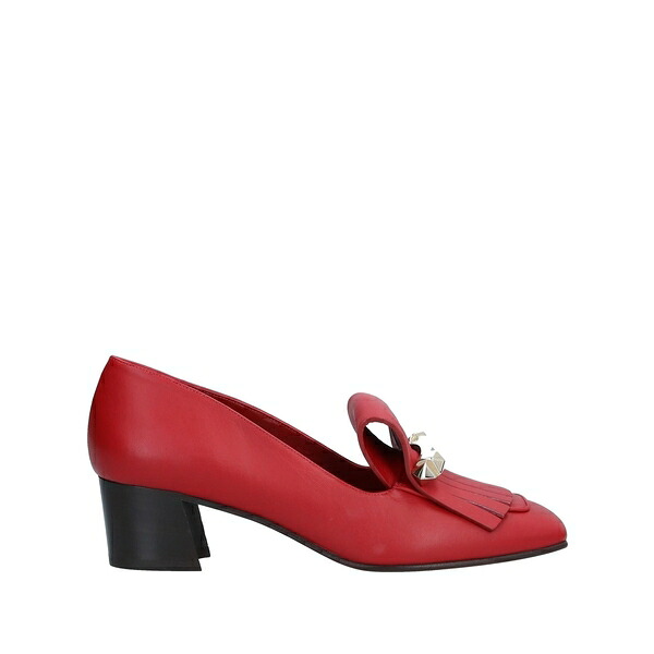 【貨物輸送無料】 ヴァレンティノ ガラヴァーニ レディース スリッポン・ローファー シューズ Loafers Red