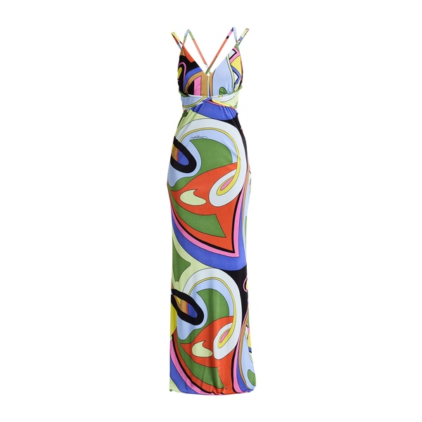 【送料無料】 モスキーノ レディース ワンピース トップス Maxi dresses Azure｜asty 109,890円
