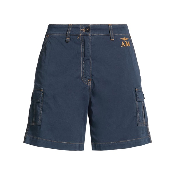 【貨物輸送無料】 アエロナウティカ ミリターレ レディース 心地好いズボン下 ボトムス Shorts \u0026 Bermuda Shorts Blue レディースファッション-パンツ-ボトムス