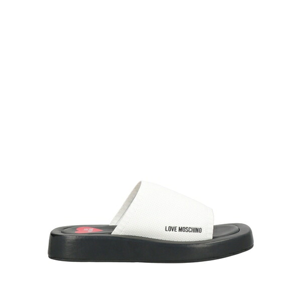 【送料無料】 モスキーノ レディース サンダル シューズ Sandals White|asty