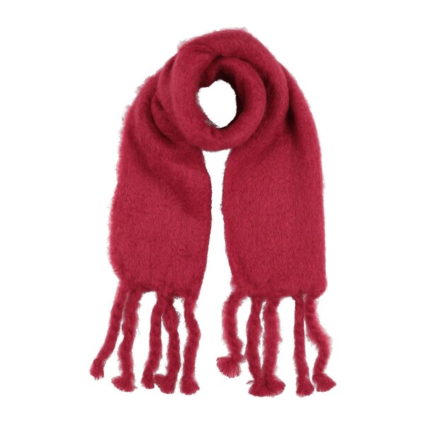 【貨物輸送無料】 ジル・サンダー レディース えり巻き・袈裟・えり巻き 付属物 Scarves Red