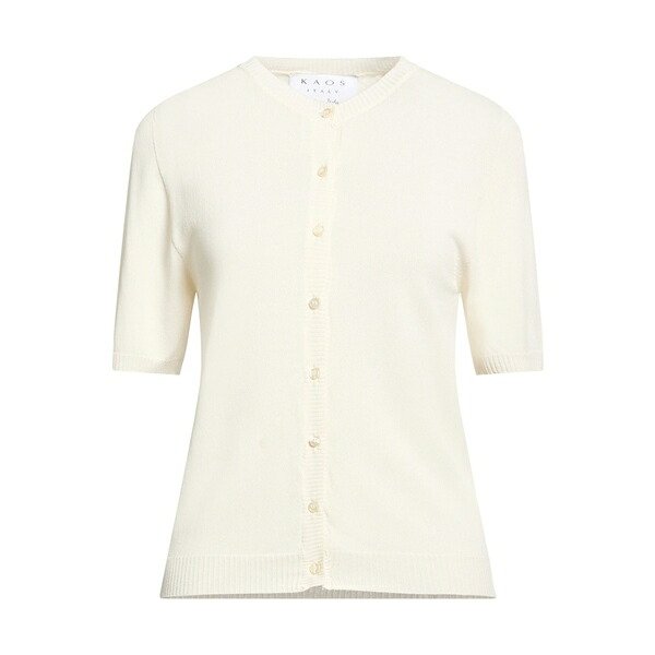 【貨物輸送無料】 騒々しい混乱 レディース ジレー アウター Cardigans White
