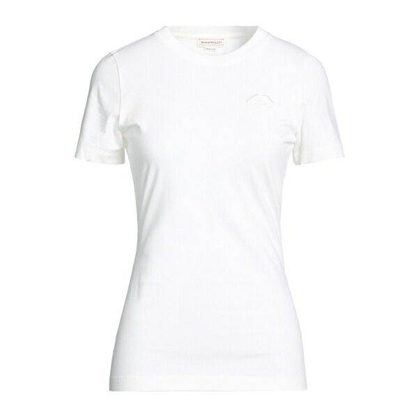 【貨物輸送無料】 マックイーン レディース プルオーバー トップス T-shirts White