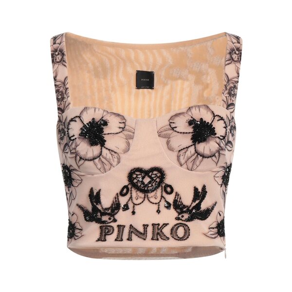 【送料無料】 ピンコ レディース Tシャツ トップス Tops Pink｜asty