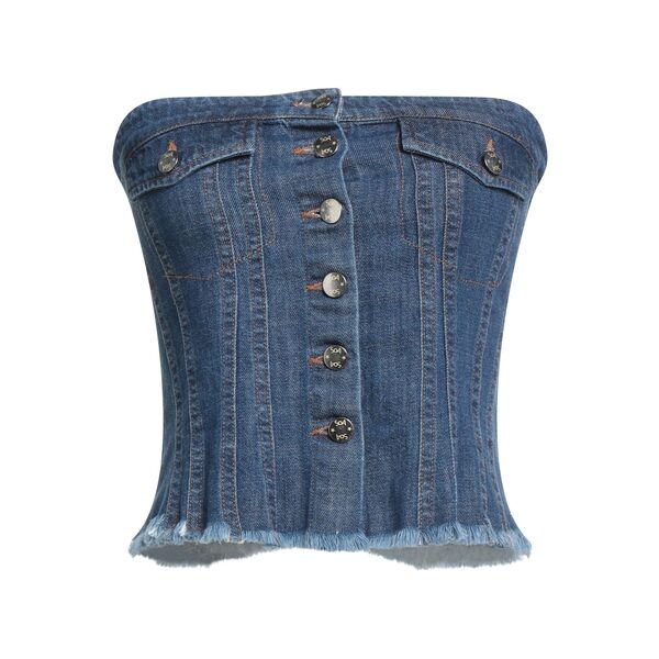 【送料無料】 ソーアリュール レディース Tシャツ トップス Tops Blue｜asty