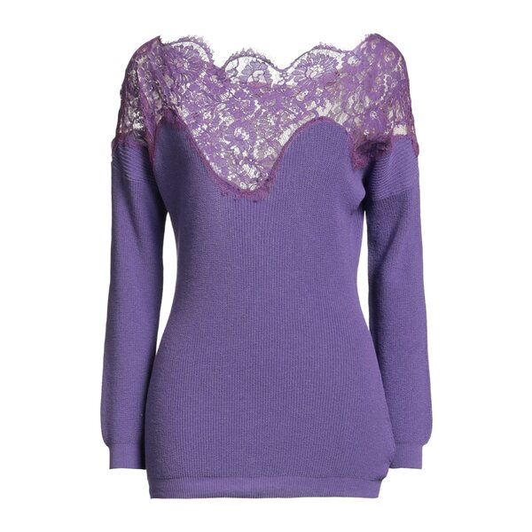 【送料無料】 ピンク メモリーズ レディース ニット&セーター アウター Sweaters Purple｜asty