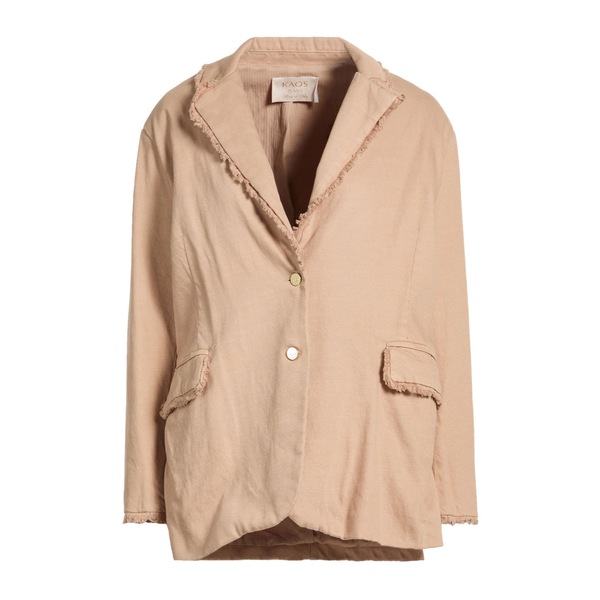 【貨物輸送無料】 騒々しい混乱 レディース 上衣＆上衣 アウター Blazers Beige コート・ジャケット-レディースファッション
