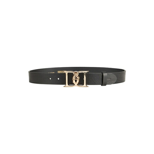 【貨物輸送無料】 ディースクエアード レディース 三尺帯 添え物 Belts Black
