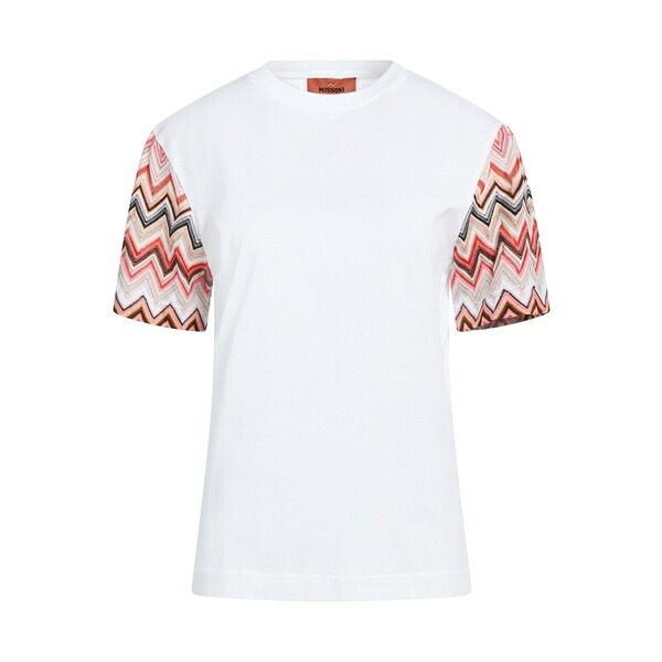 【貨物輸送無料】 ミッソーニ レディース プルオーバー トップス T-shirts White