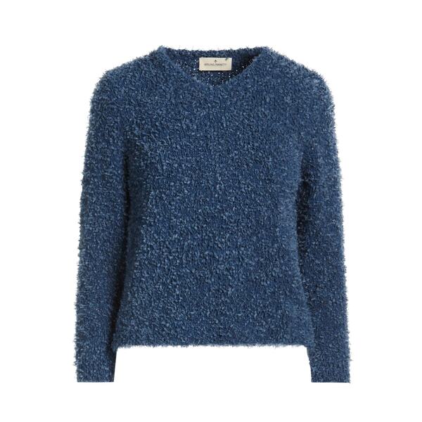 【貨物輸送無料】 ブルーノマネッティ レディース 編み物\u0026スウェーター アウター Sweaters Blue