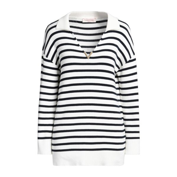 【貨物輸送無料】 ヴァレンティノ ガラヴァーニ レディース 編み物\u0026プルオーバー アウター Sweaters White