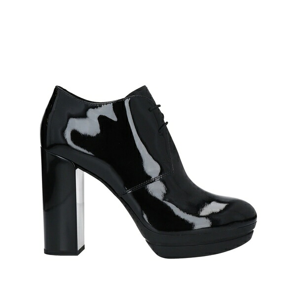 【貨物輸送無料】 ホー火器 レディース オックスフォード シューズ Lace-up shoes Black