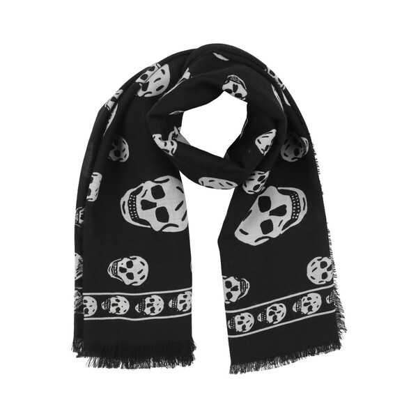 【貨物輸送無料】 マックイーン レディース えり巻き・袈裟・えり巻き 付属物 Scarves Black