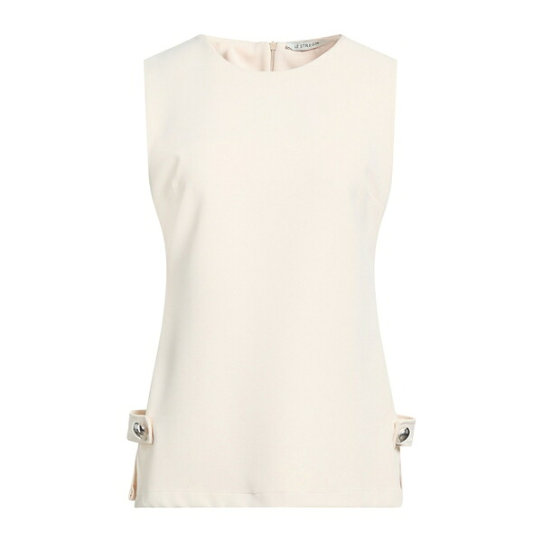 【送料無料】 ル ストレーゲ レディース Tシャツ トップス Tops Beige｜asty