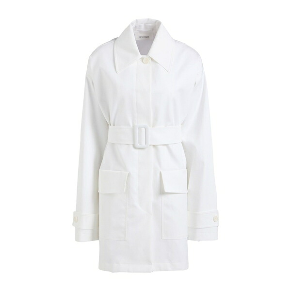 【貨物輸送無料】 運動競技マックス レディース 上衣＆上衣 アウター Overcoats \u0026 Trench Coats White