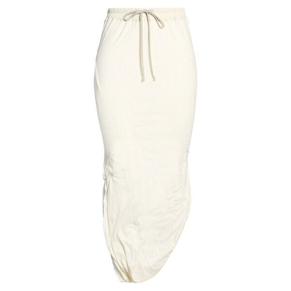 【貨物輸送無料】 リックオウエンス レディース スコート ボトムス Maxi skirts Beige スカート-レディースファッション