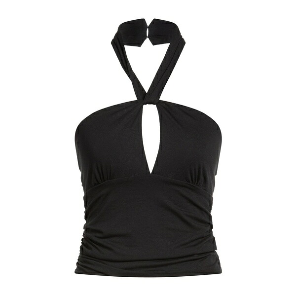 【送料無料】 ヴィコロ レディース Tシャツ トップス Tops Black｜asty