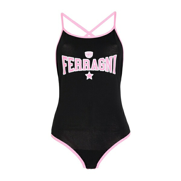 【送料無料】 シアラフェラーニ レディース Tシャツ トップス Bodysuits Black｜asty