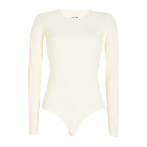 【貨物輸送無料】 マルタンマルジェラ レディース プルオーバー トップス Bodysuits White