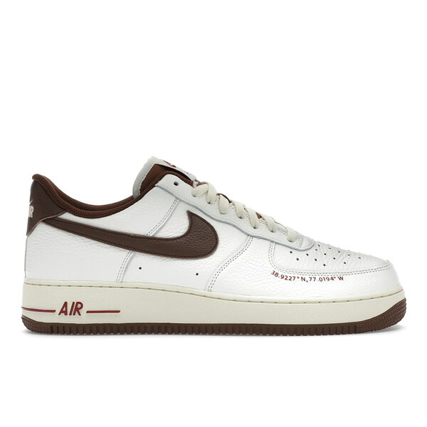 Nike ナイキ メンズ スニーカー  【Nike Air Force 1 Low \u002707 Howard University Yardrunners】  大いさ US_10(28.0糎) Sail/Bison/Dragon Red