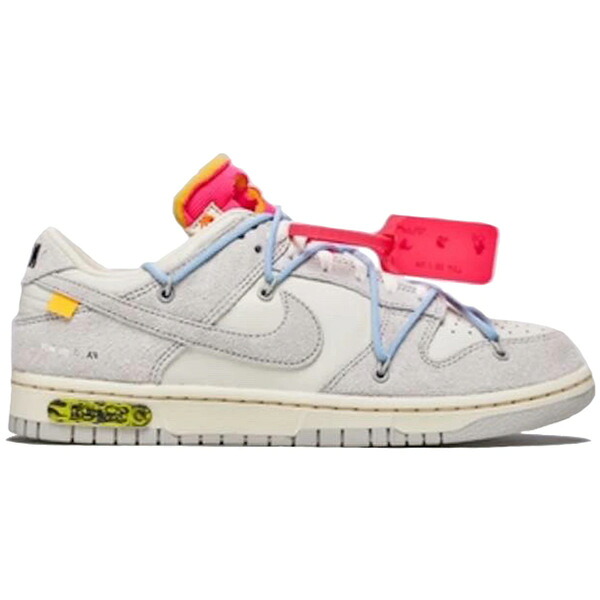 Nike ナイキ メンズ スニーカー  【Nike Dunk Low Off-White Lot 38】  大いさ US_9.5(27.5糎) Sail/Neutral Grey-Psychic Blue