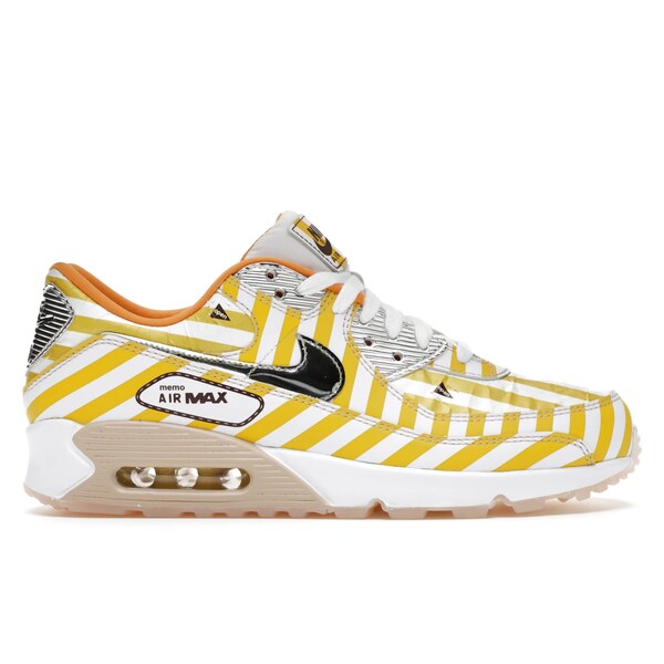 Nike ナイキ メンズ スニーカー  【Nike Air Max 90 Fried Chicken】  大きさ US_10(28.0珊) Speed Yellow/Shimmer-White-Siren Red-Black-Pure Platinum
