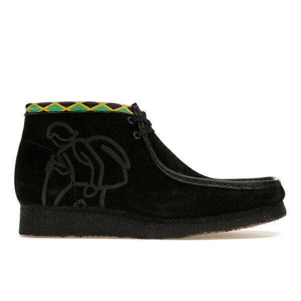 Clarks クラークス メンズ スニーカー  【Clarks Originals Wallabee Jamaica Bee】  大きさ US_M_13 Black/Multi