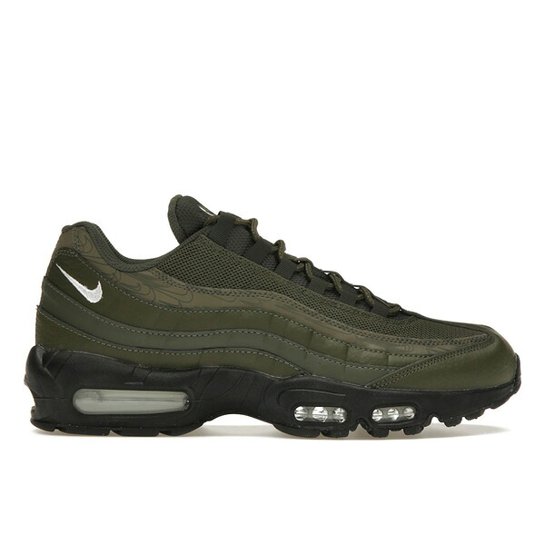 Nike ナイキ メンズ スニーカー  【Nike Air Max 95 Cargo Khaki Reflective】  大きさ US_9(27.0珊) Cargo Khaki/Dark Smoke Grey/Smoke Grey/White
