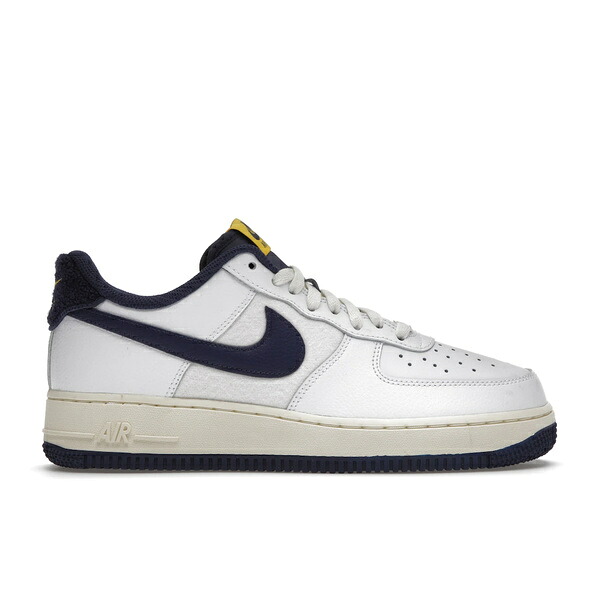 Nike ナイキ メンズ スニーカー  【Nike Air Force 1 Low \u002707 LV8 Michigan Varsity Jacket (2021)】  大きさ US_8.5(26.5珊) White/Midnight Navy-Sail